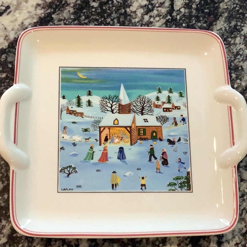 Villeroy and Boch Naïf Christmas Square Plate